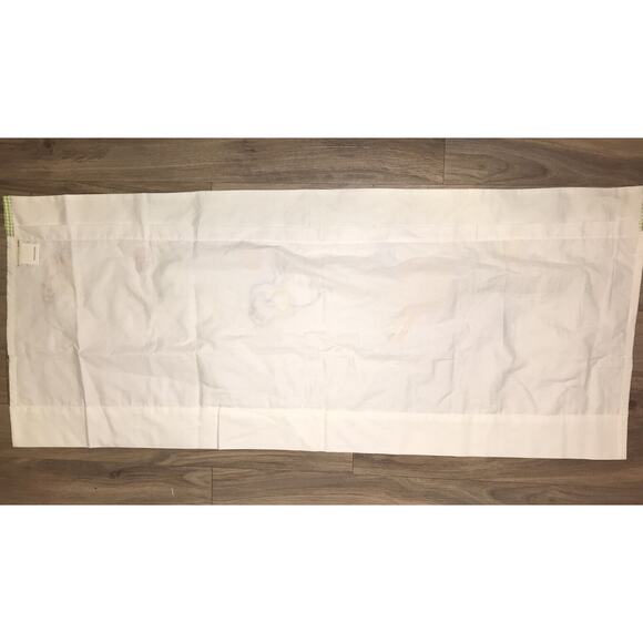 POTTERY BARN KIDS Valance Nursery Window Curtain Animals ABC Applique 43.5"x18" - Picture 5 of 7